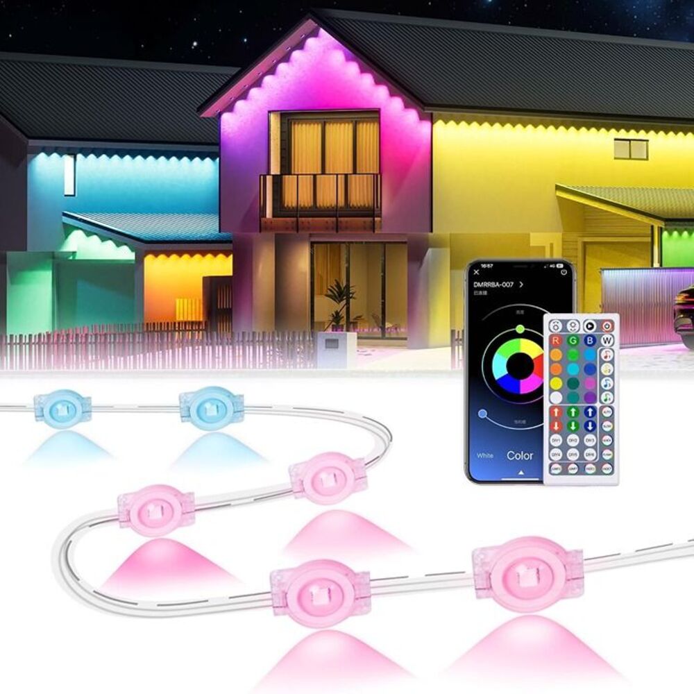 148 Ft Permanent Outdoor Lights